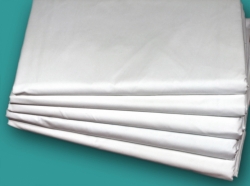 Rouška 120x120 - ORION, bílé plátno, 100% bavlna